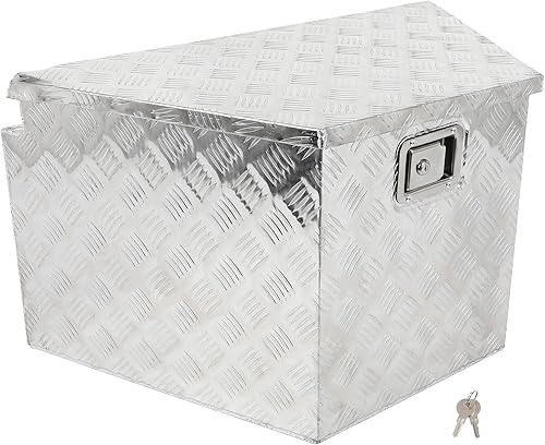 Miniatura 20 de SCITOO Caja de herramientas resistente para cama de camión de 49 pulgadas para camioneta pickup, casa rodante, remolque, almacenamiento rectangular