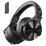 Studio Max 1 Wireless Over-Ear DJ Headphones, 120H Playtime, Hi-Res/LDAC Audio, 20MS Low Latency, Dongle/Bluetooth/6.35mm/3.5mm Connection for Monitor Guitar Keyboard Podcast Recording