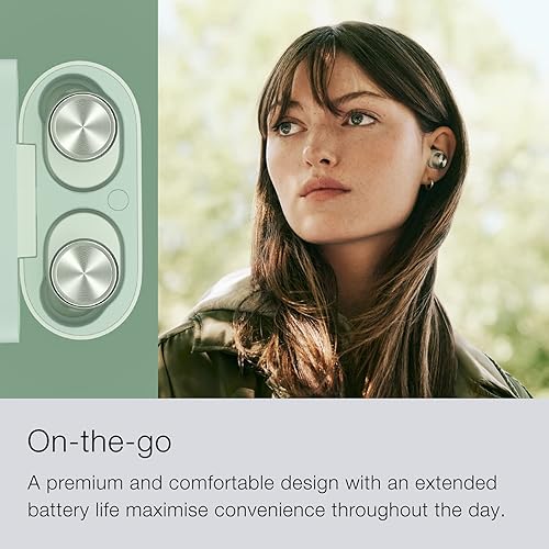 Miniatura 3 de Bowers & Wilkins Pi5 S2 - Auriculares inalámbricos verdaderos, auriculares Bluetooth intrauditivos con micrófono, cancelación activa de ruido,