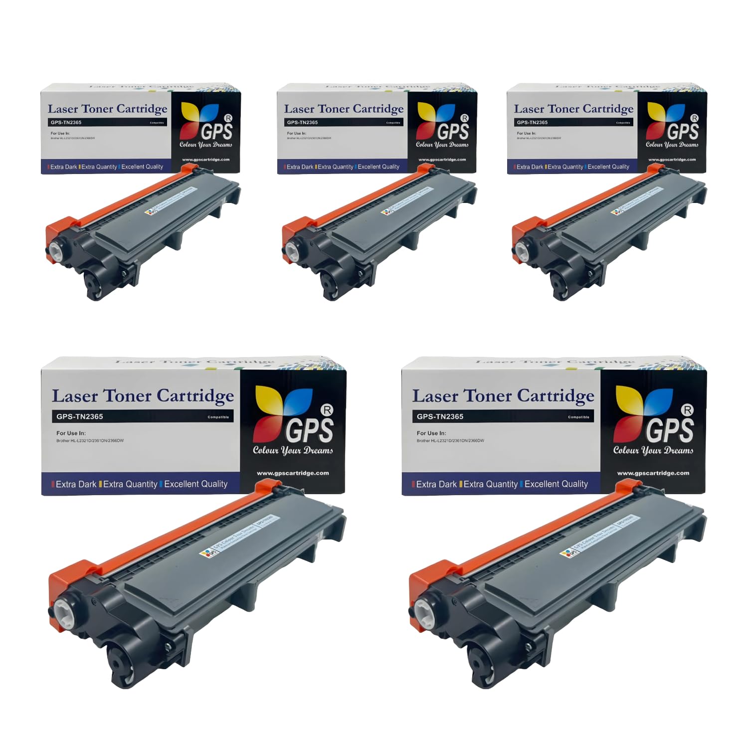 See full amazon price history chart for GPS Colour Your Dreams Easy Refill TN 2365 Toner Cartridge - Compatible with Brother Printers, Combo Pack of 5 Yeild up to 2600 Pages GPS Colour Your Dreams Easy Refill TN 2365 Toner Cartridge - Compatible with Brother Printers, Combo Pack of 5 Yeild up to 2600 Pages (B0D58DNNGF) Amazon Price History, Amazon Price Tracker