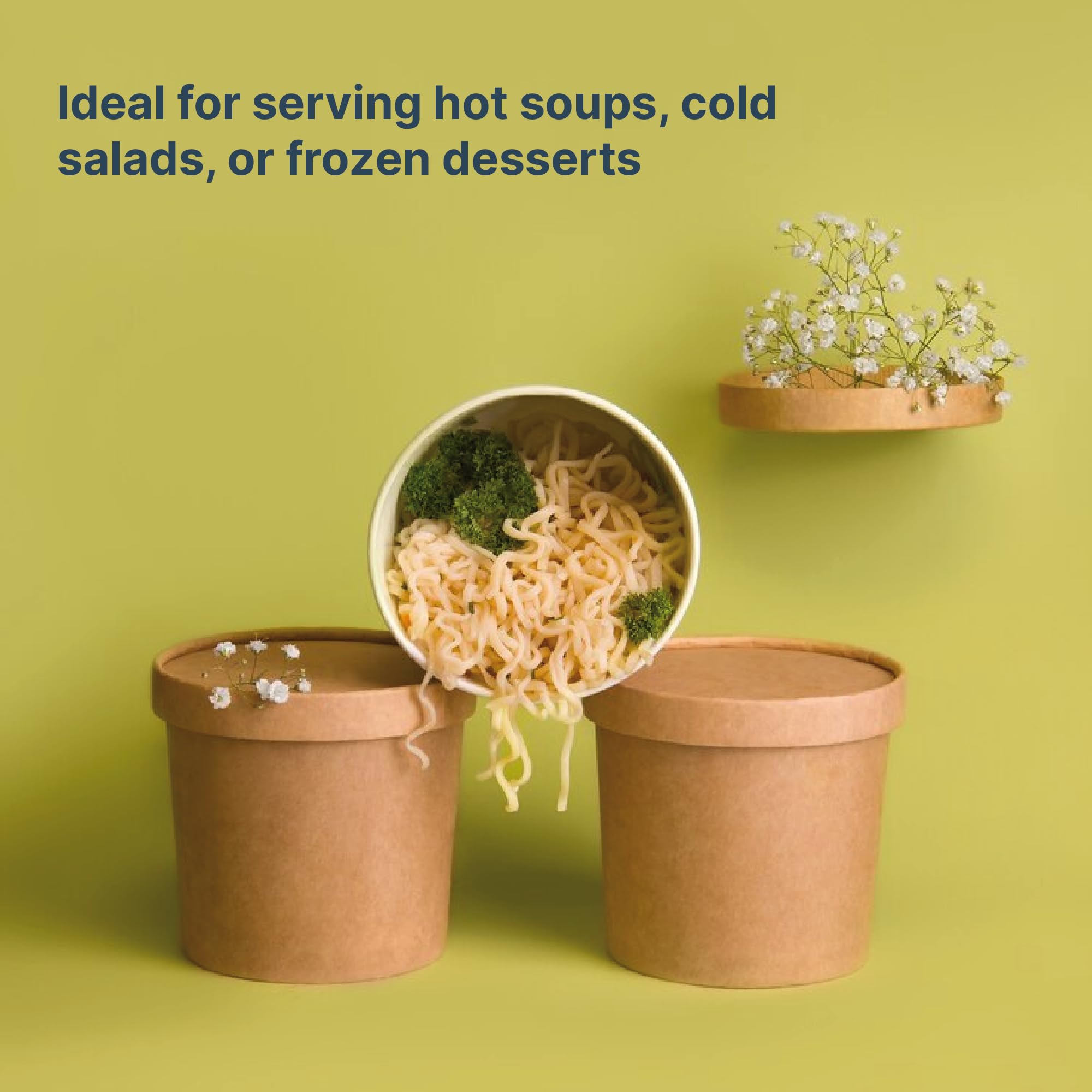 Eco-Friendly Paper Food Containers with Lids -3