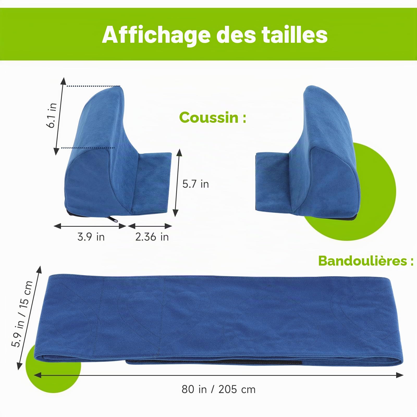 Support latéral pour fauteuil roulant, coussin debout réglable individuellement, convient aux personnes âgées et aux personnes handicapées, grande taille