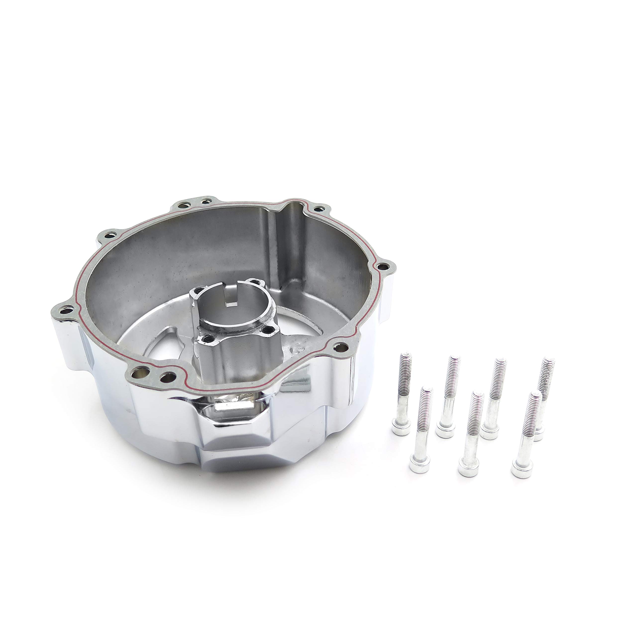 Amazon.com: XKMT-Chrome Left Engine Stator Cover See Through