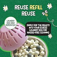 Vista 10 de ecoegg Laundry Egg Refill Fragrance Free, 50 Loads