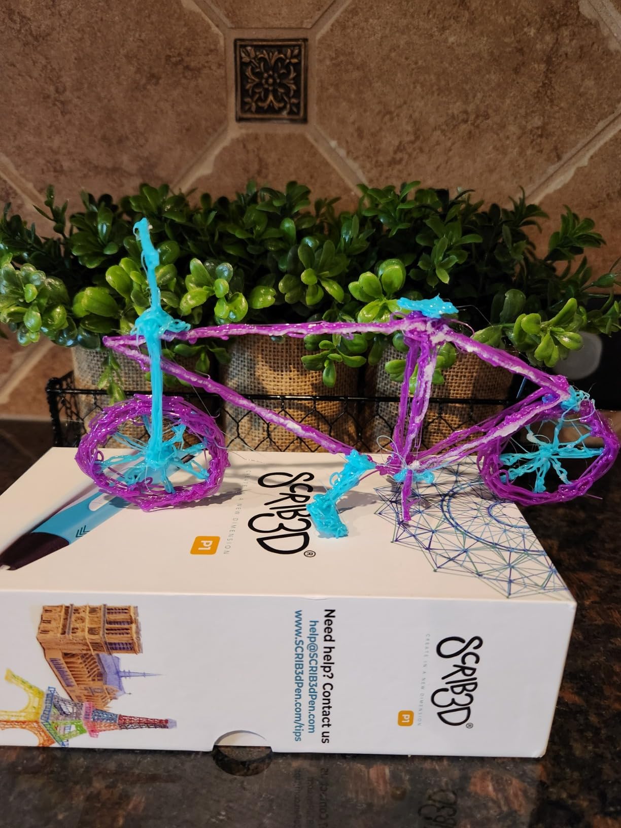 SCRIB3D P1 3D Pen + PIKA3D Super 3D Pen Complete with PLA