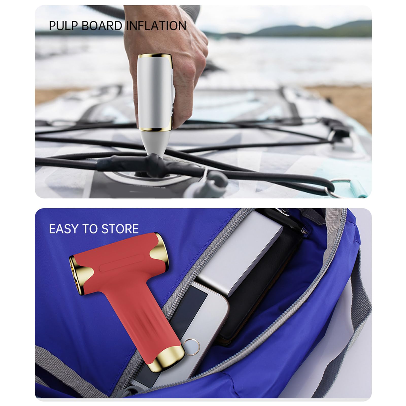 Soffietto elettrico per barbecue all'aperto con 4 livelli di vento e batteria ricaricabile da 3600 mAh