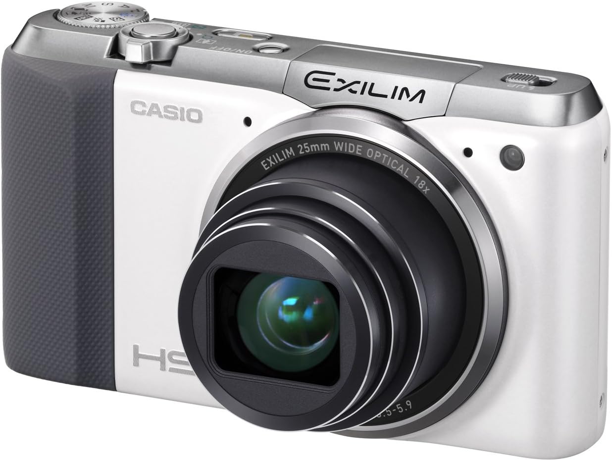 Casio High Speed Exilim Ex-ZR700 Digital Camera White EX-ZR700WE - International Version (No Warranty)