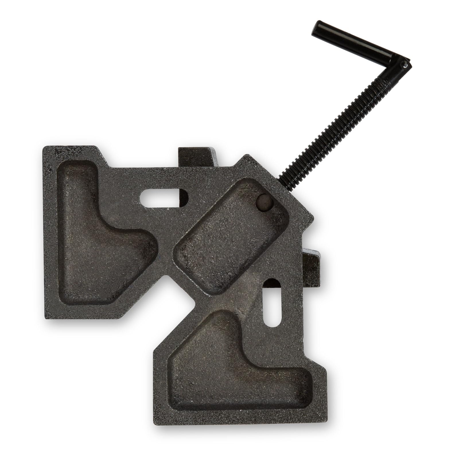 EBERTH Mordaza angular 90 grados, Tornillo de banco, ancho de boca 104mm, ancho de sujeción 60mm, mordaza angular de fundición maciza, soldadura de metales, madera, altura de boca 34mm