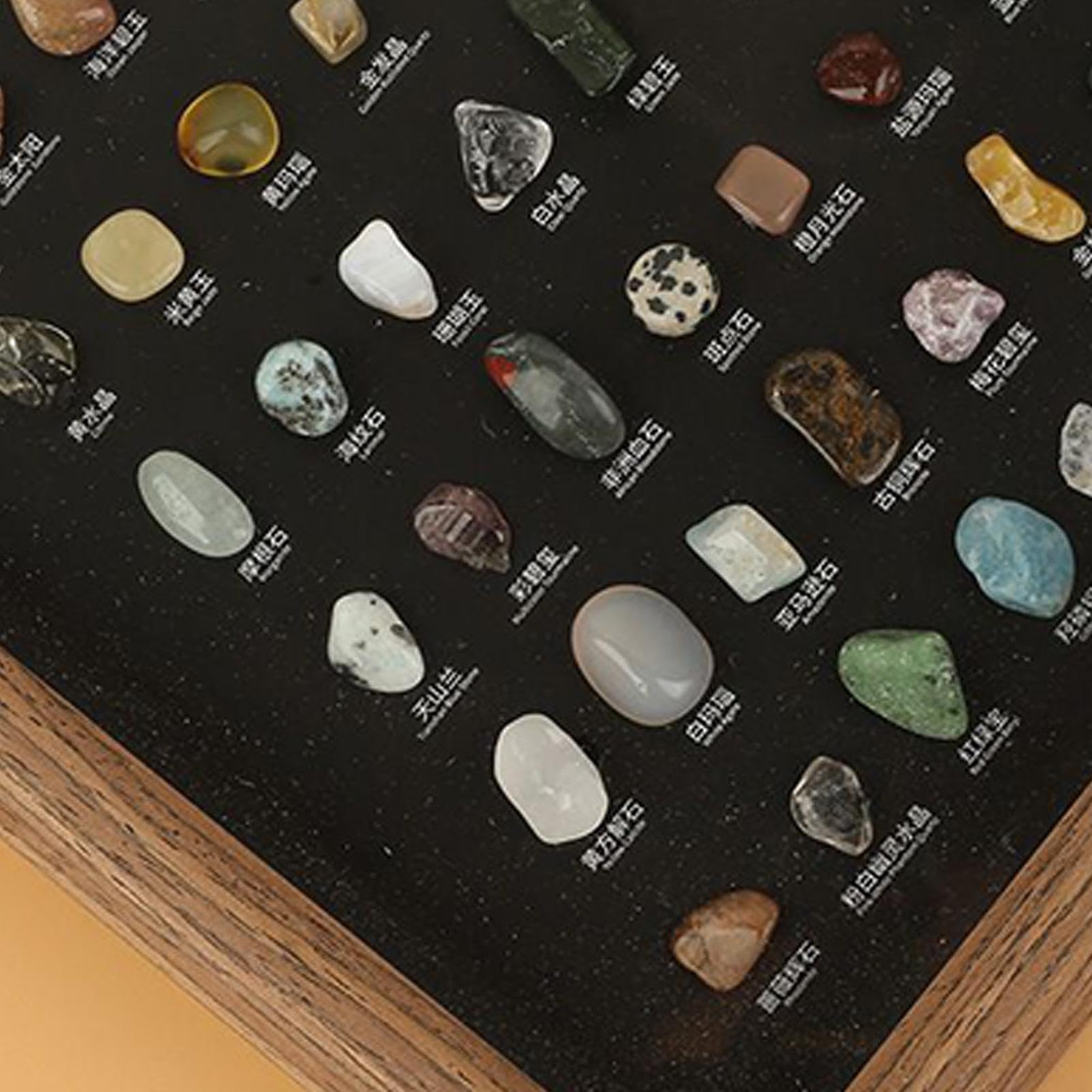 Colección de Kit Decoración Para El Hogar Coleccionable De 100 Piezas | Set de Gemas para Niños Para Niños Adultos Coleccionistas Oficina Sala Dormitorio Estudio