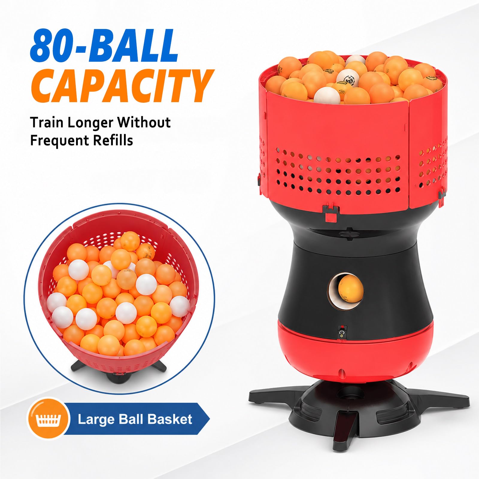 Máquina de Servicio de Ping Pong, Lanzador Automático de Tenis de Mesa