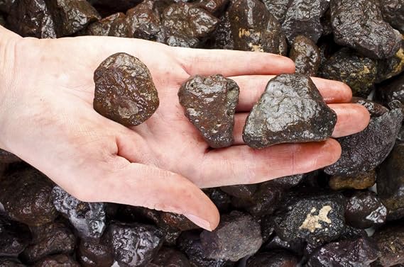 Fantasia Materials: 18 lbs Lodestone (Magnetite) Rough Stones from Colorado, USA.