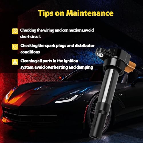 Vista 260 de OCPTY Juego de 4 bobinas de encendido compatibles con OE: UF604 C1685 apto para Mazda 3 para Mazda 5 2008-2015