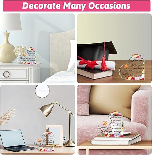 Miniatura 5 de Regalos de graduación universitaria de escuela secundaria para ella, él, corazón acrílico, regalos inspiradores de graduación, recuerdos de