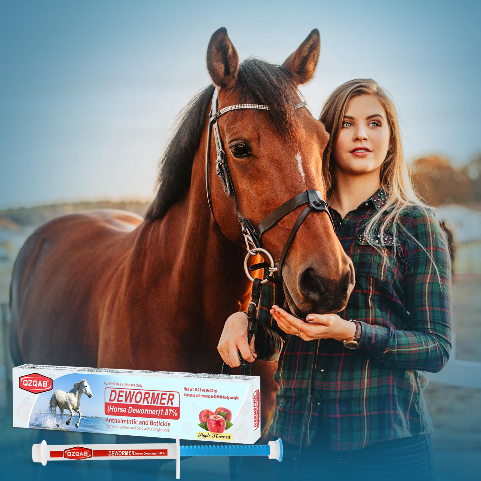 6 Pack Horse Ivermectin Paste Dewormer 1.87% — view 2