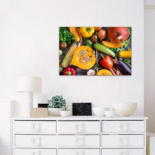 Vista 396 de Arte de decoración de pared para comedor, cocina, cocina, comedor, especias, verduras, cocina, comedor, decoración de pared, pintura artística