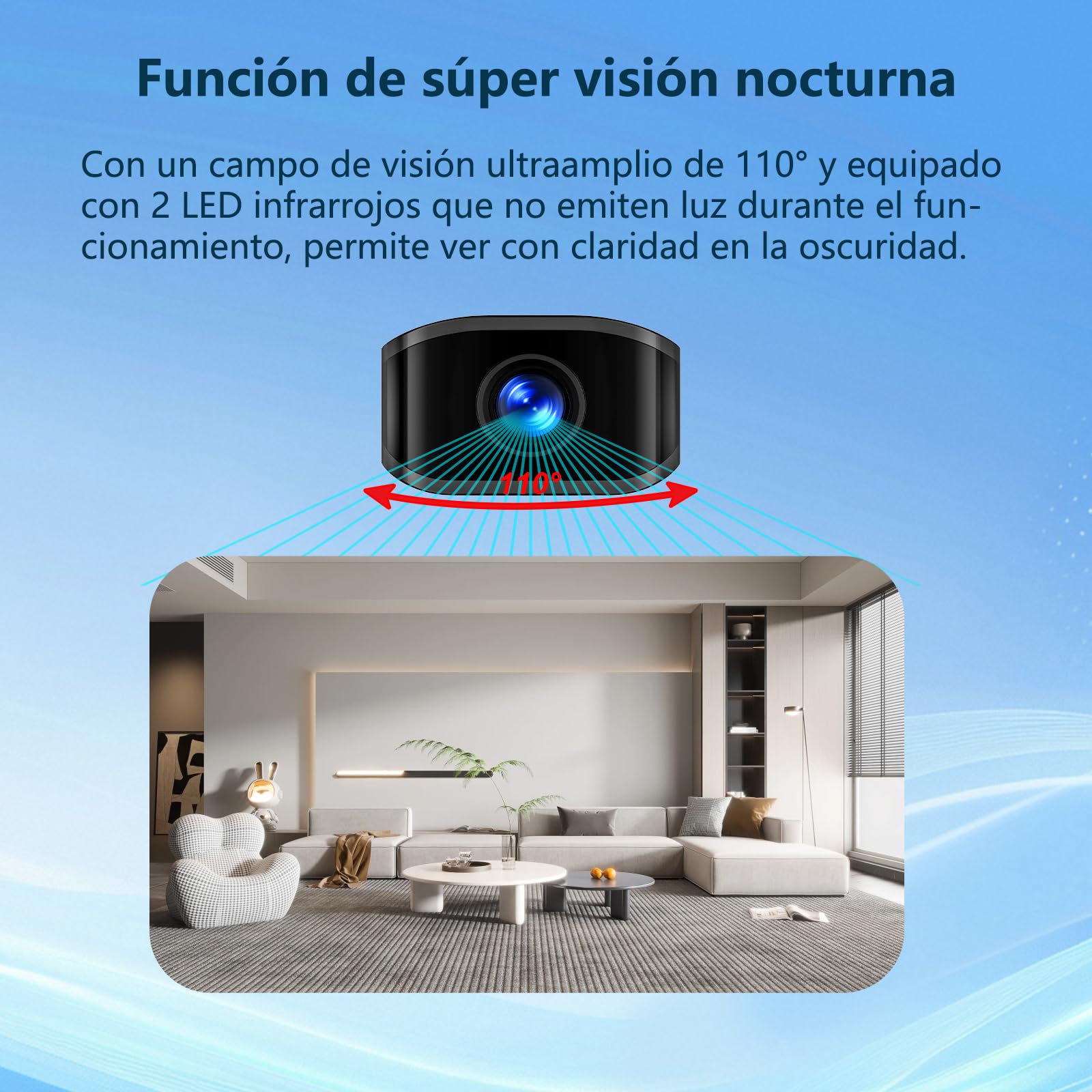 Cámara espía oculta de alta definición 1080P, mini cámara, cámara para niñeras, con detección de movimiento, apta para la vigilancia de seguridad de niños, ancianos, interiores y oficinas, sin Wi-Fi.