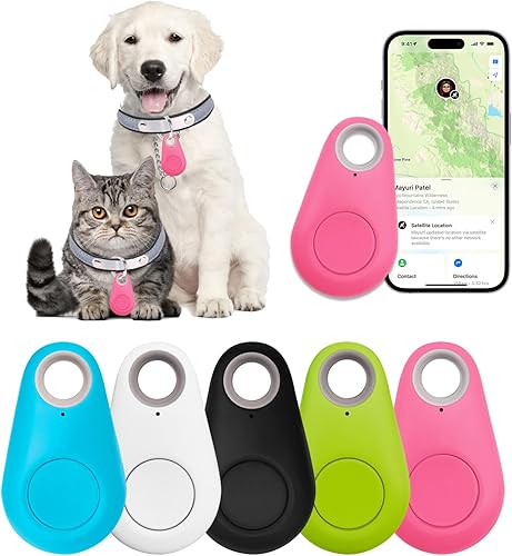 Localizador GPS portátil, localizador de llaves, localizador inteligente con GPS, dispositivo rastreador para niños, perros, mascotas, gatos,