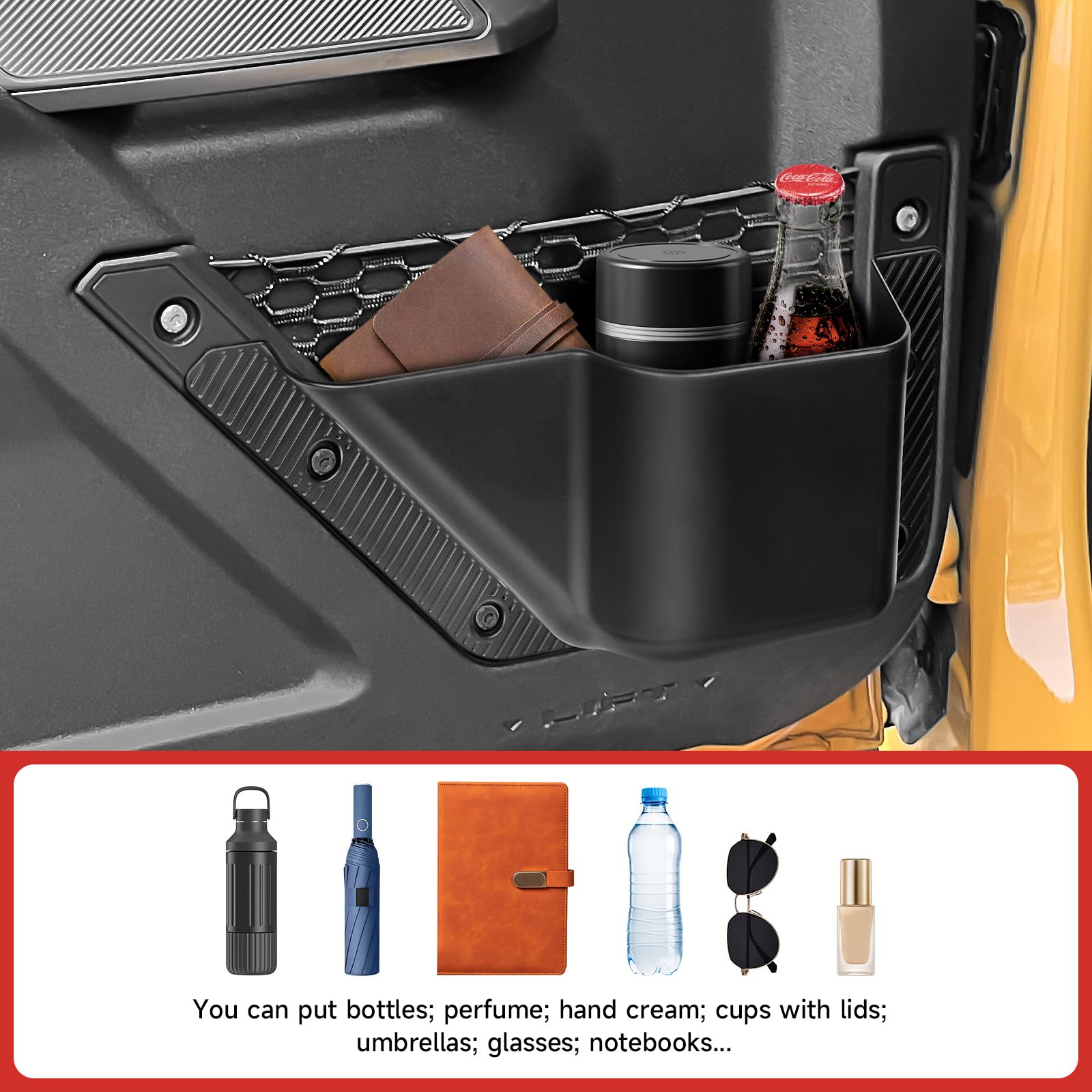 Amazon.com: DWKJMYCP 4PCS Front Rear Door Storage Pockets