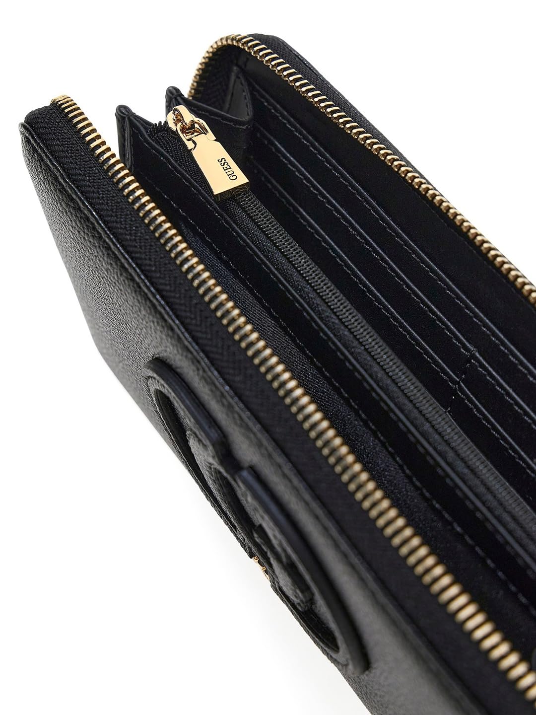 GUESS portafoglio Isola SLG Zip Around Wallet Black nero