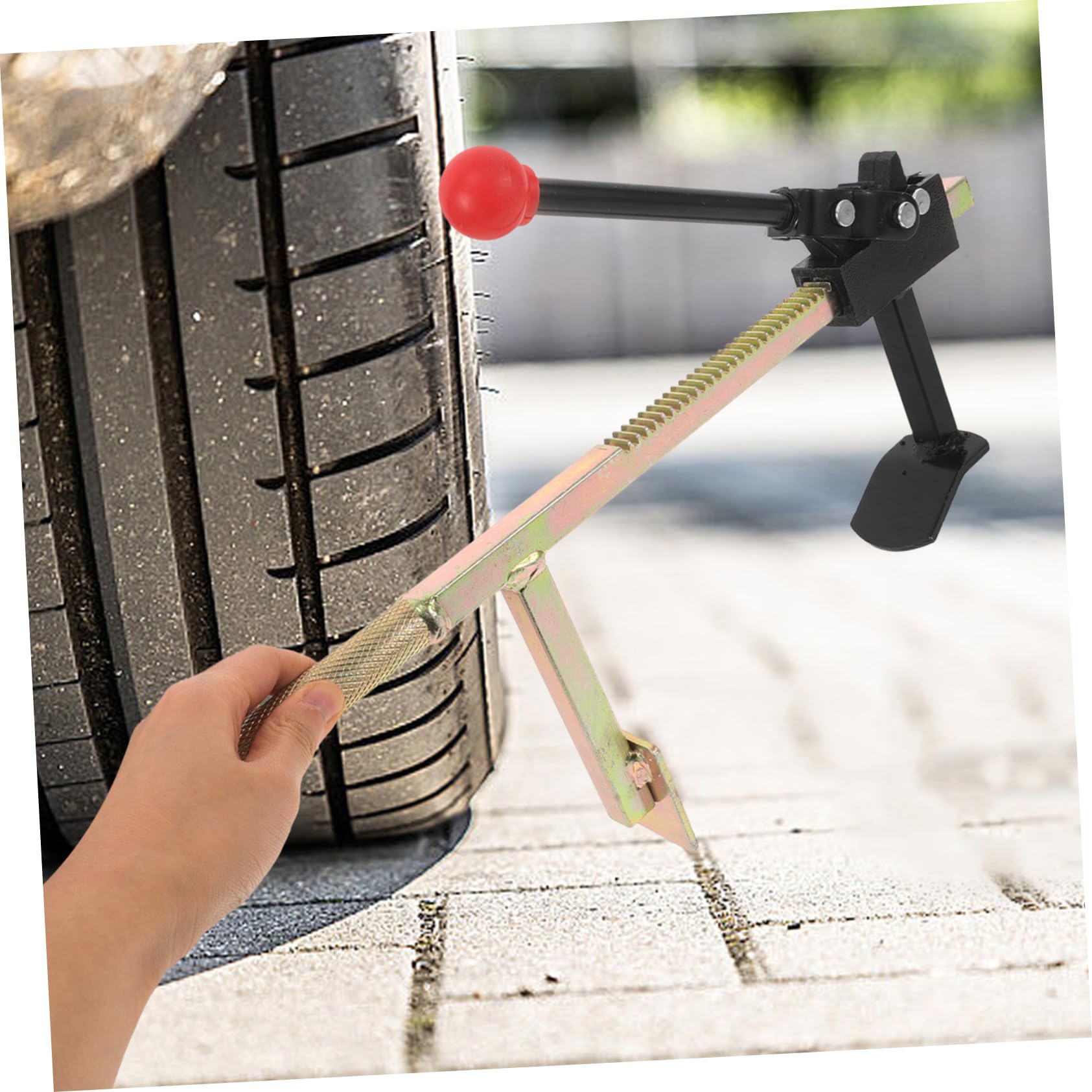 Manuelles Reifenexpander werkzeug aus Gusseisen Kompakt und Leicht Sicheres Motorrad Reifenwechsel tool Tragbarer Handspreader für Schnelle und Einfache Reifenmontage Unterwegs