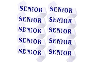 10 PCS Senior 2023 Sash White Class of 2023 Graduation Sashes
