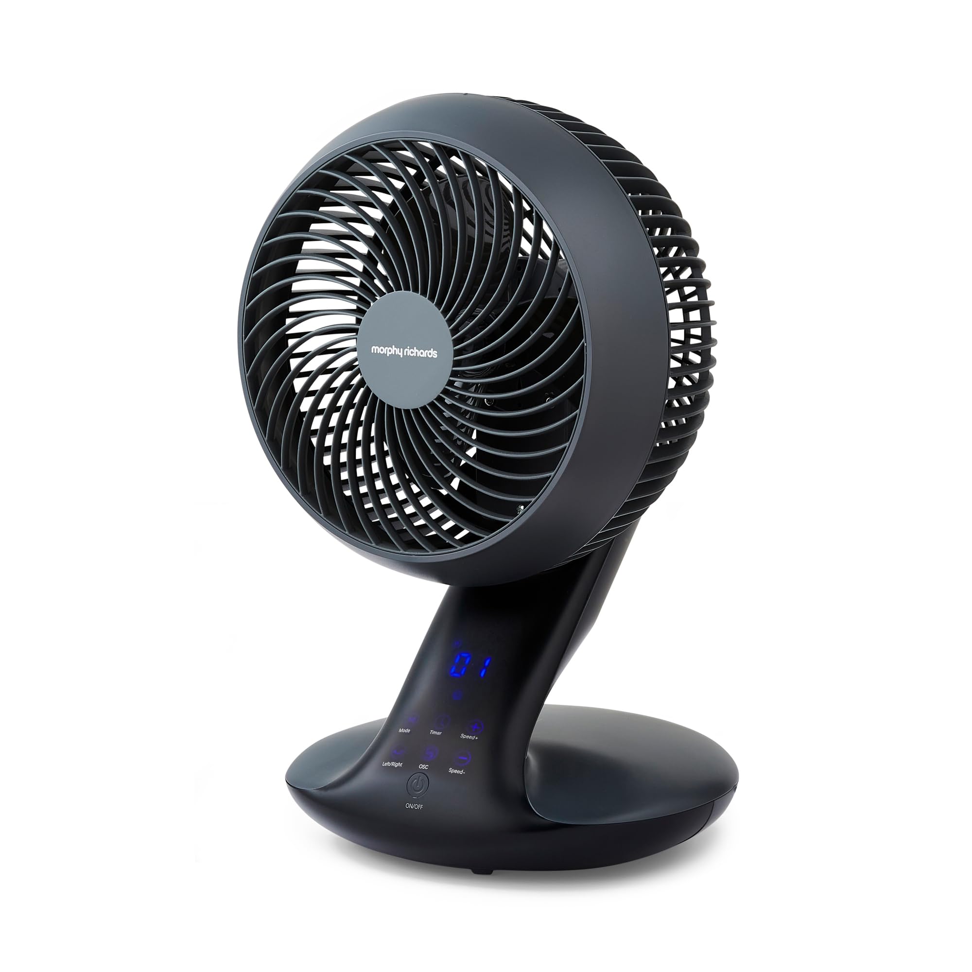 Morphy Richards Air Flex 10 Circulating Desktop Fan With Remote Control - Black