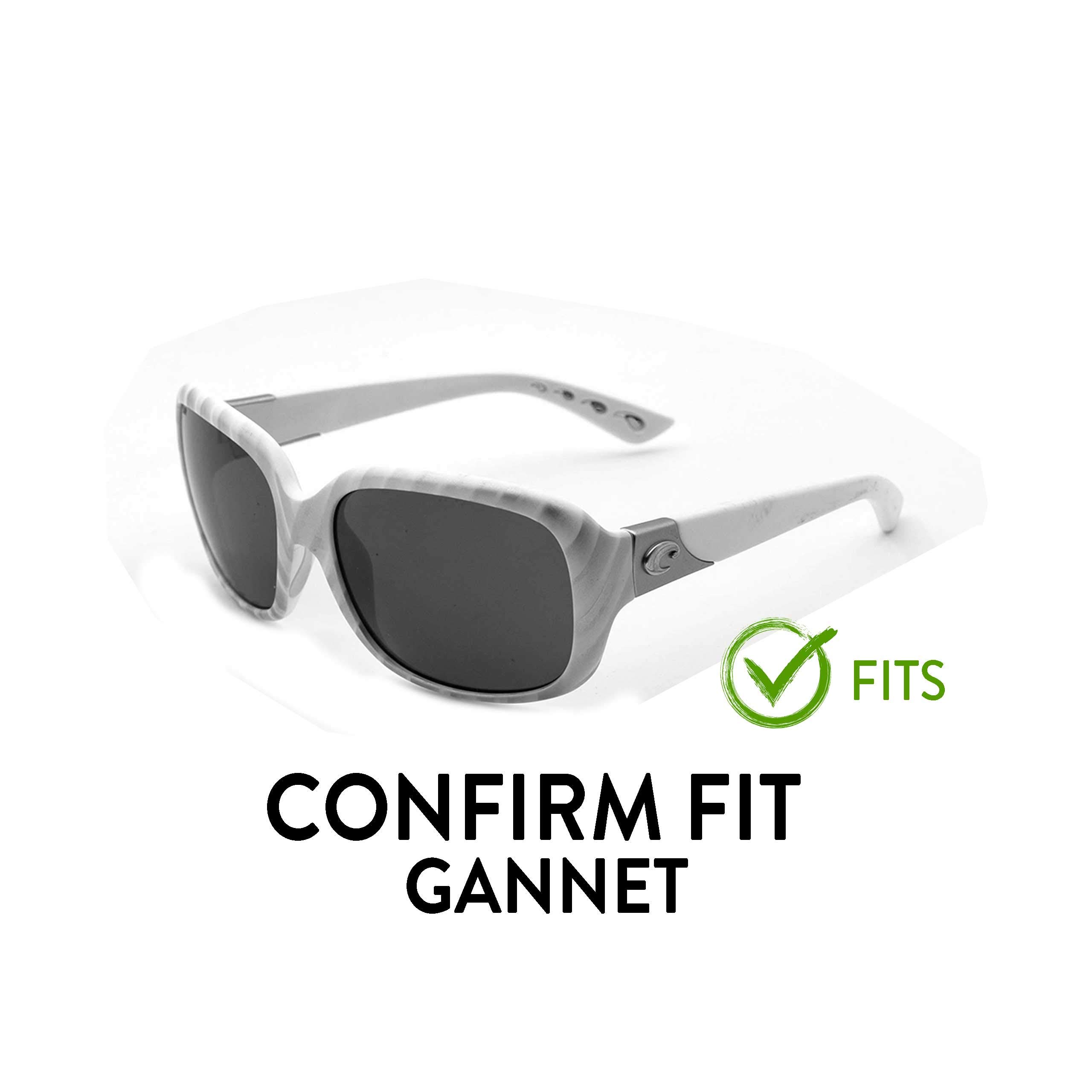 Apex Lenses Polarized Replacement Lenses for Costa Gannet Sunglasses (Brown)