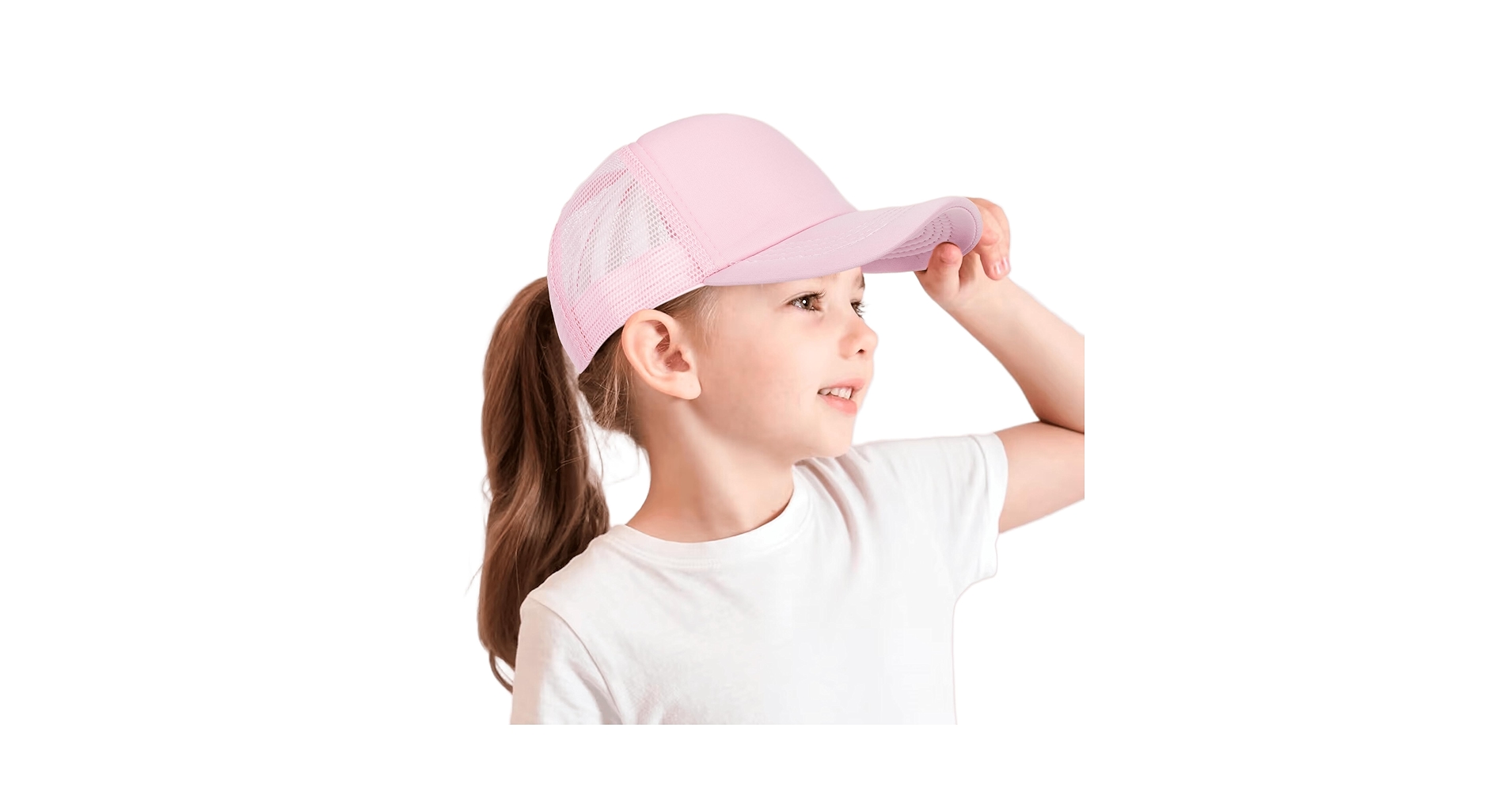 XYIYI Rainbow Pink Kids Baseball Caps Cotton Sun Hat Adjustable Trucker Hats Sport Visor Cap For 2-4 Years Old Girls - Online Marketplace