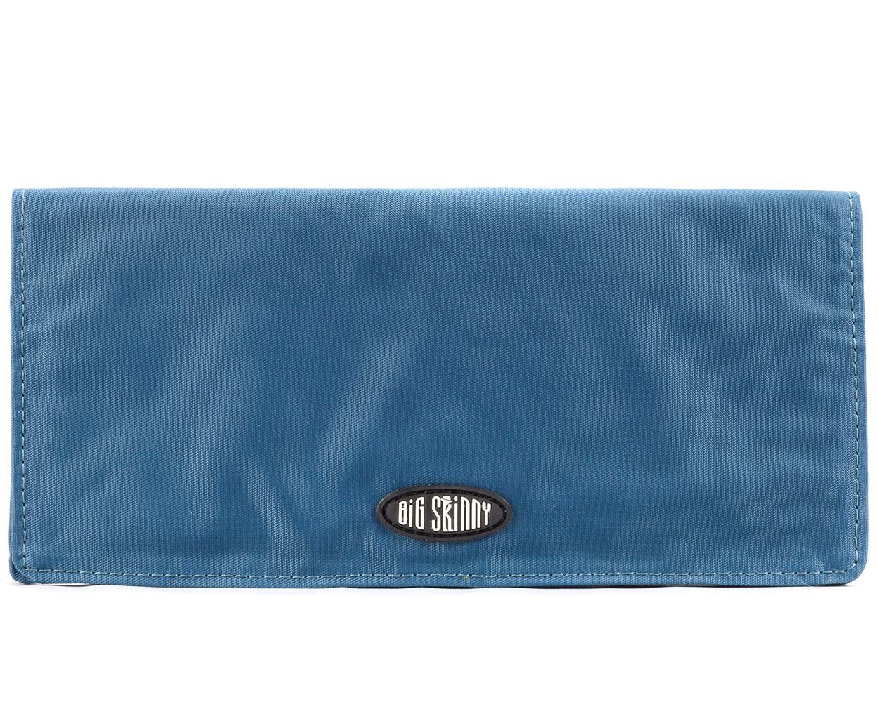 Big SkinnyWomen's Executive Bi-Fold Checkbook Slim Wallet, Holds Up to 40 Cards