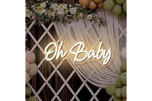 Oh Baby LED Neon Sign: A Dreamy Backdrop for Precious Moments