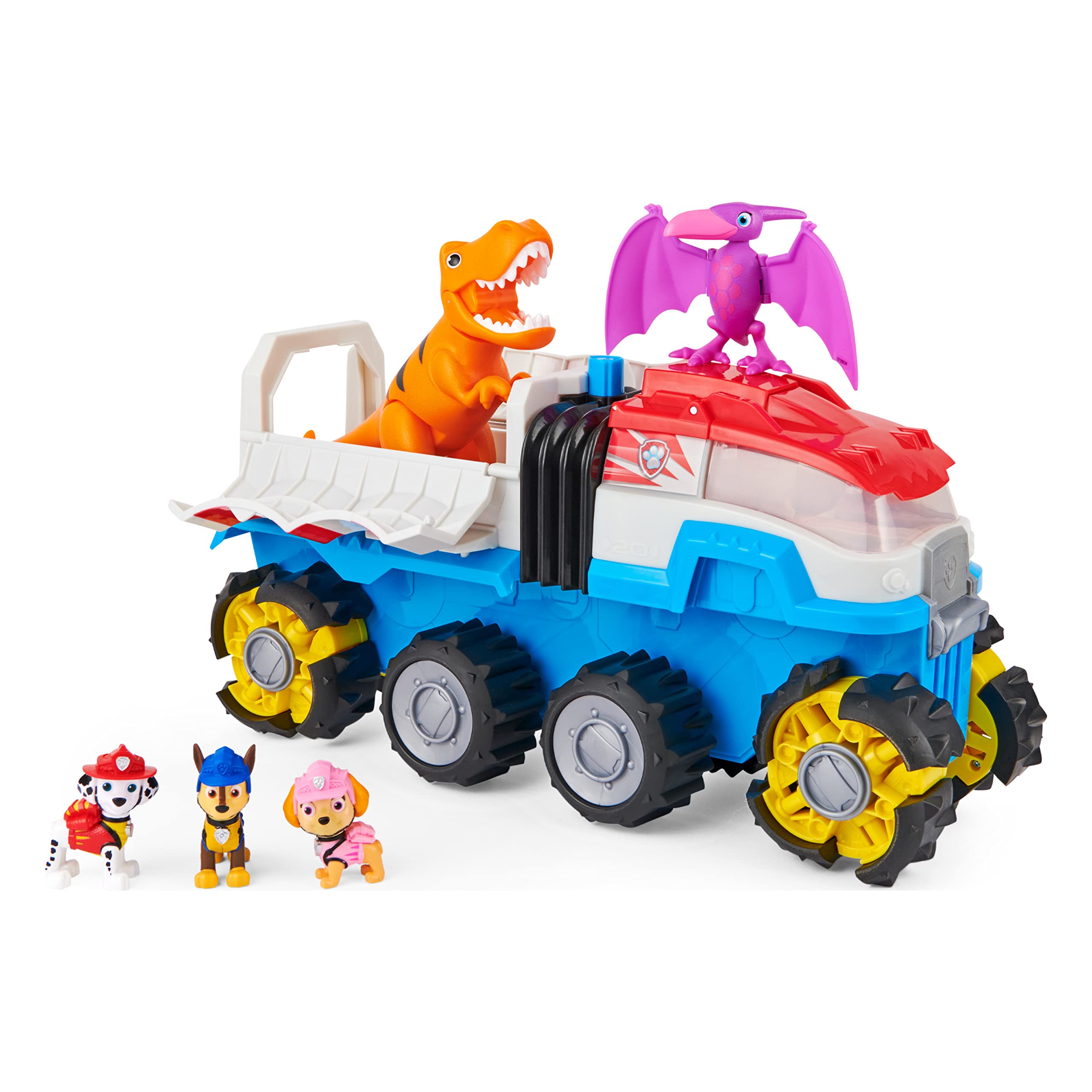 Paw Patrol, Dino Patroller Motorized Vehicle with 3 Exclusive Bonus