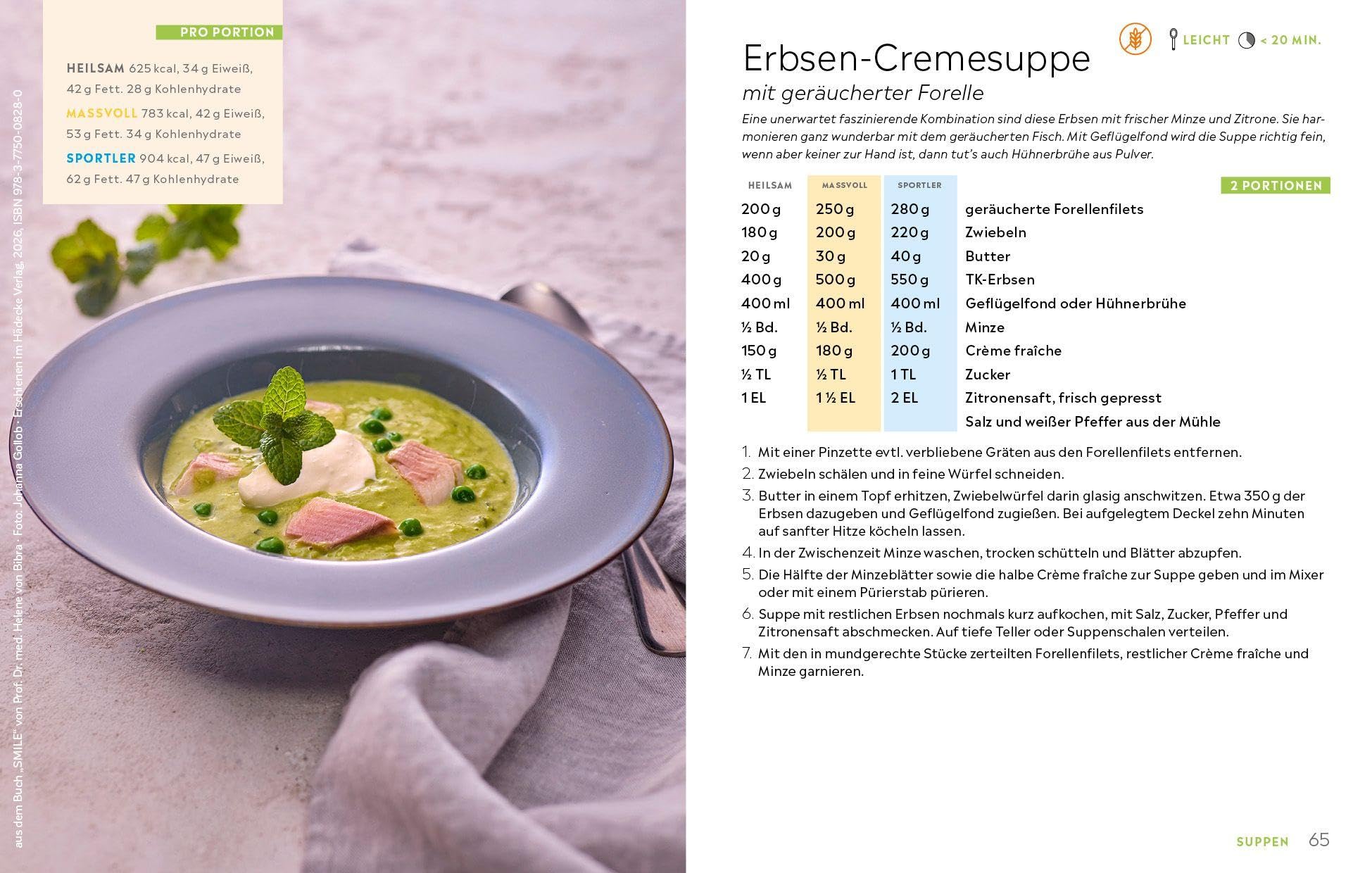 SMILE: Der Ernährungscode: Schlemmen in Mengen – individuell, für mehr Lebensfreude und Energie · stoffwechselfreundlich ernähren · zur Vorbeugung von Diabetes Typ 2