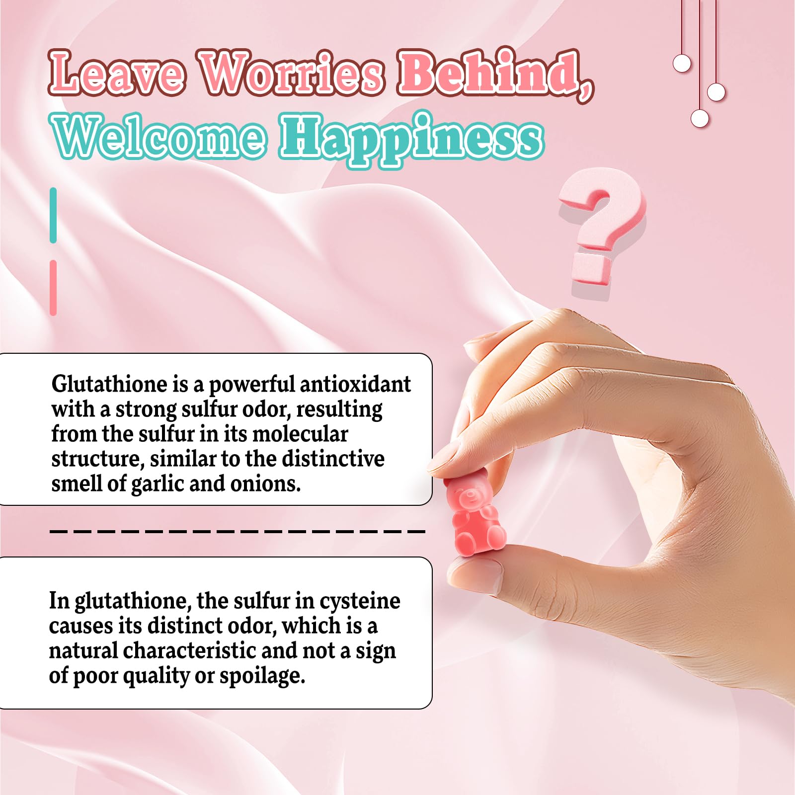 Zetelixia Glutathione Collagen Gummies, Collagen Gummies with Vitamin C, Glutathione Supplement for Women, Hair Skin Nails Muscle & Joint, Anti-Aging, Vegan, Sugar Free, Strawberry Flavor, 60 Count