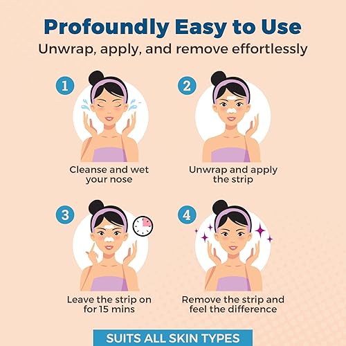 Miniatura 4 de MEDca Tiras de limpieza profunda para poros de puntos negros, paquete de 24 unidades, removedor de puntos negros y tiras de desobstrucción de poros