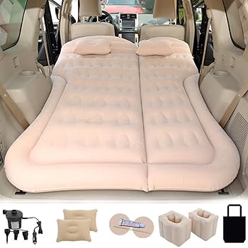 テスラモデルY/3用のユニバーサルフィットフォームカーインフレータブルマットレス Snuuzu インフレータブル テスラ モデル 3 & Y ベッド | Uncrate