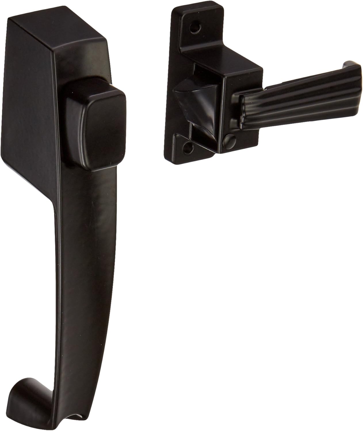 Hampton Products International V333BL Black Screen & Storm Door Pushbutton Latches