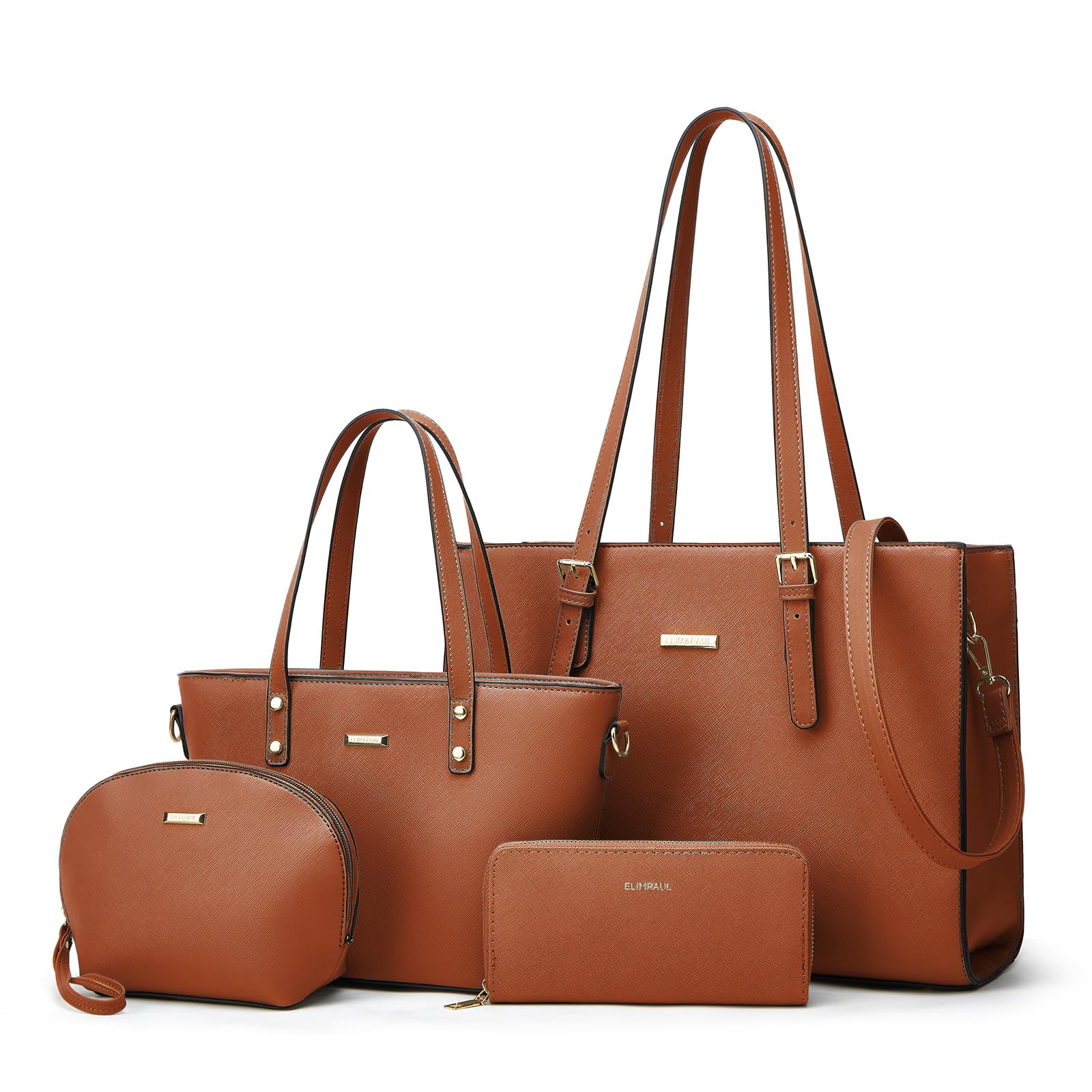 Women Fashion Handbags Tote Bag Shoulder Bags Top Handle Satchel Purse Set