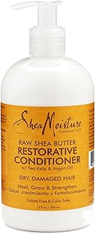 Shea Moisture Raw Shea Butter Restorative Shampoo, Conditioner and Deep Treatment Masque