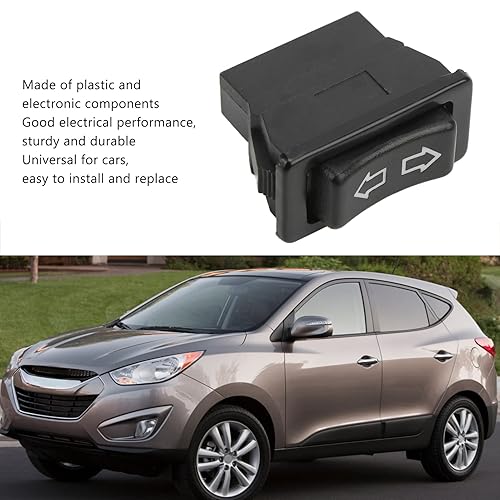 Miniatura 4 de Interruptor de ventana eléctrica de 5 pines, interruptor de elevación de vidrio para coche, interruptores de accionamiento universal con lámpara