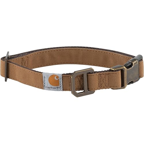 Carhartt Nylon Duck Dog Collar Carhartt Brown/Dark Brown Large