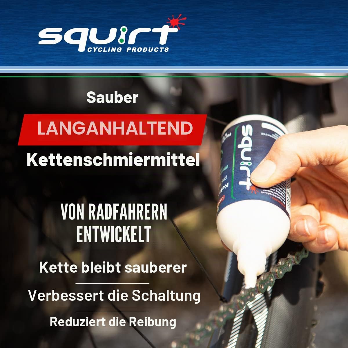 Squirt Lube Kettenwachs 500 ML