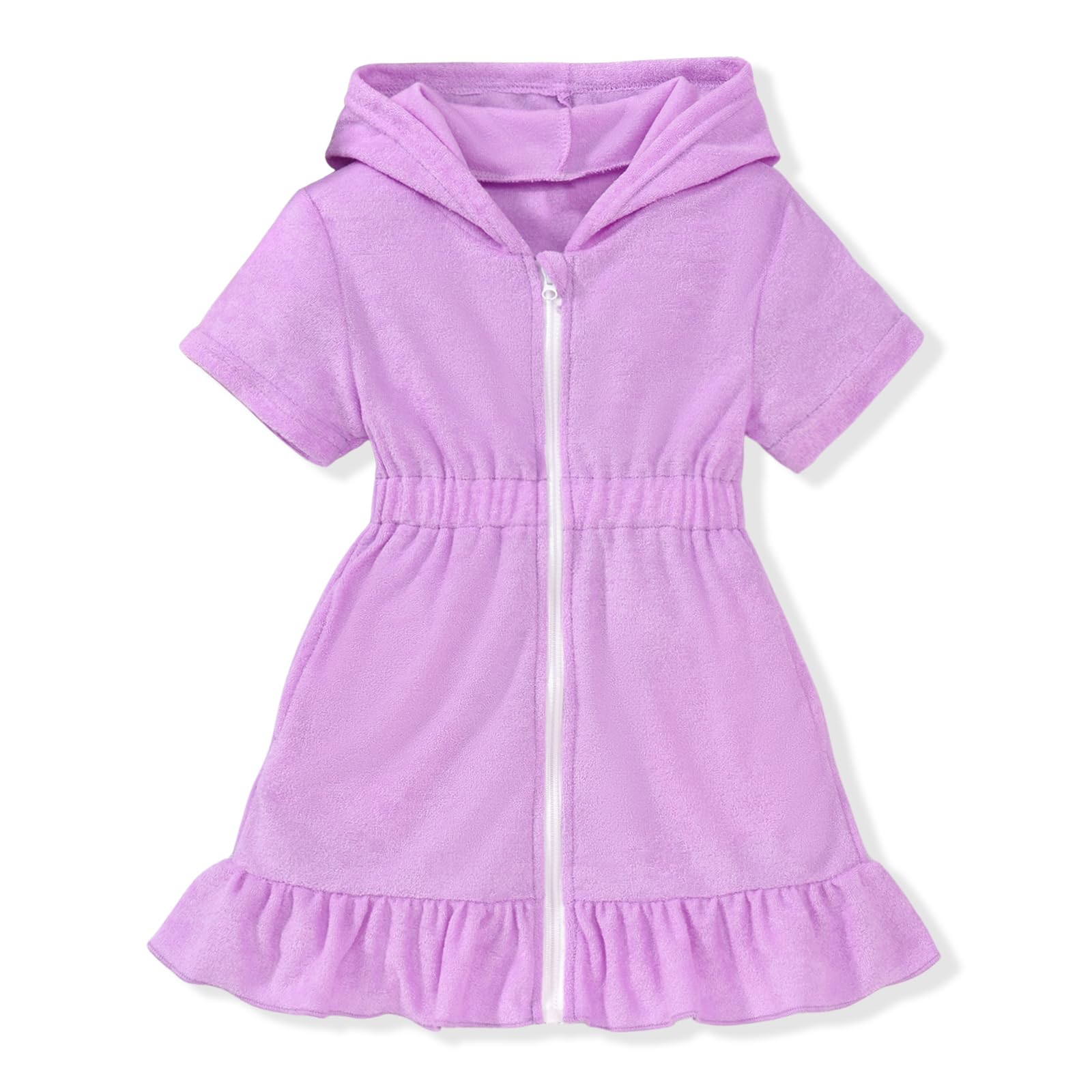 MINIFEIKO Toddler Girls Swim Cover Up