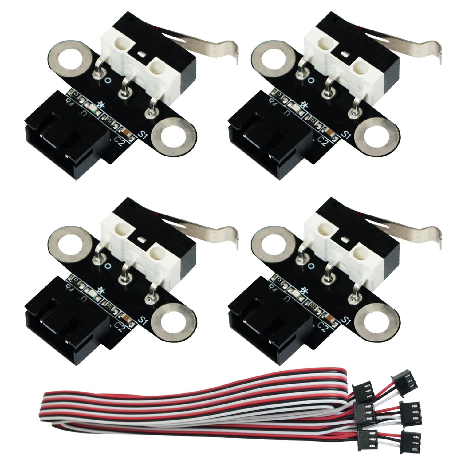 Interrupteur de fin de course mécanique horizontal DZS ELEC pour panneau d'imprimante 3D - 6