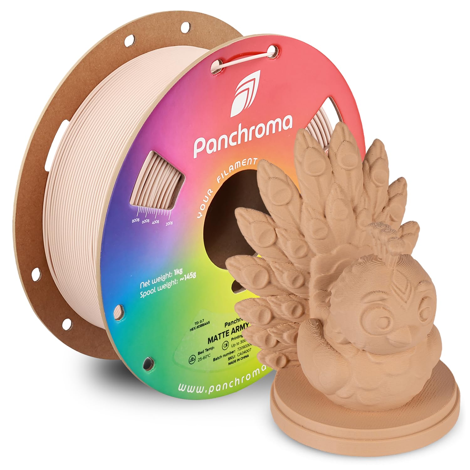 Amazon.com: Polymaker Panchroma Matte PLA Filament 1.75mm, High
