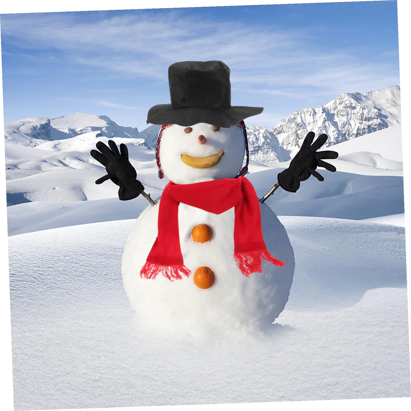 VICASKY 3 Sets Weihnachts Schneemann Dekoration Selbstgemacht Zubehör für | Filz, Bürststoff und Holz, Wiederverwendbares Foto Requisit für Winter und Festtage, Bastelmaterial