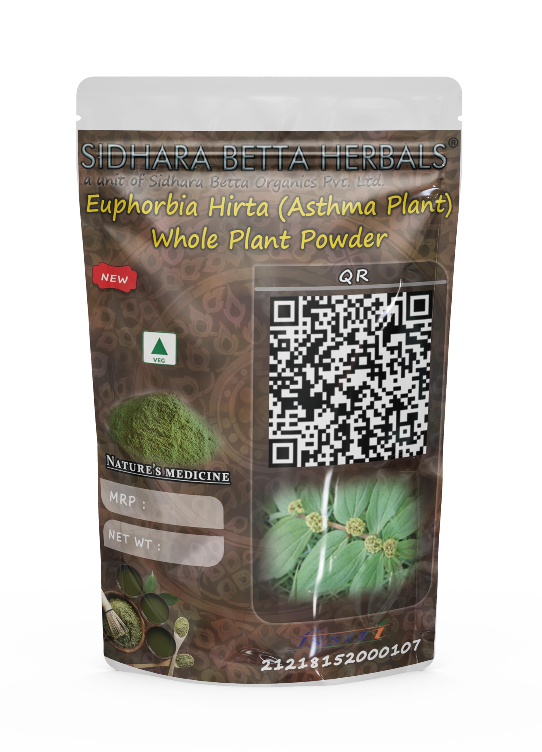 SIDHARA BETTA HERBALS Euphorbia Hirta Whole Plant Powder | Asthma Plant Whole Plant Powder |Pack of 1| (B0C6HW6CTQ) Amazon Price History, Amazon Price Tracker