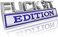 Vista 21 de Emblema Edición Fuck IT, Emblema 3D para Exterior de Coche, Pegatina Adhesiva de Emblema Fuck-IT, Emblema 3D para Guardabarros de Coche y Camión