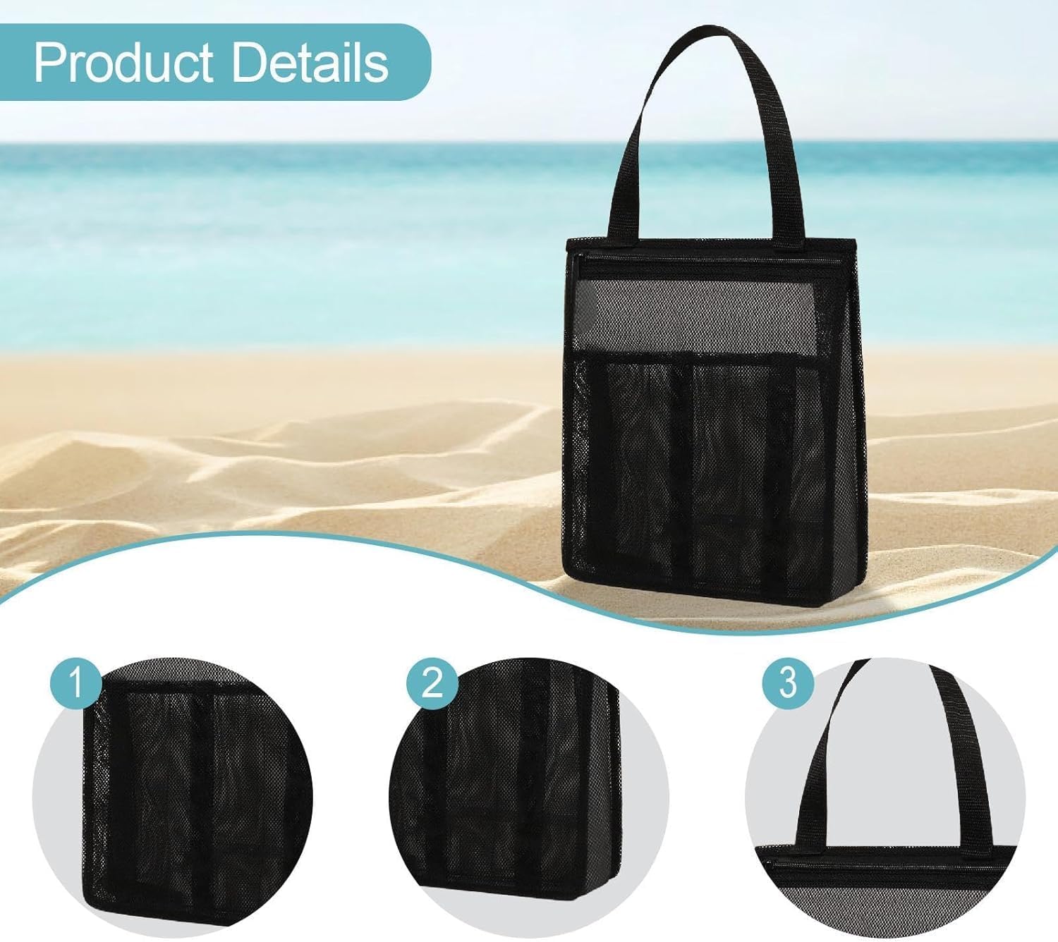 Black Mesh Portable Shower Box - A Must-Have for Dormitories, Gyms, and Travels - A Shower Storage Bag for College Students (Both Male and Female) in Bathrooms