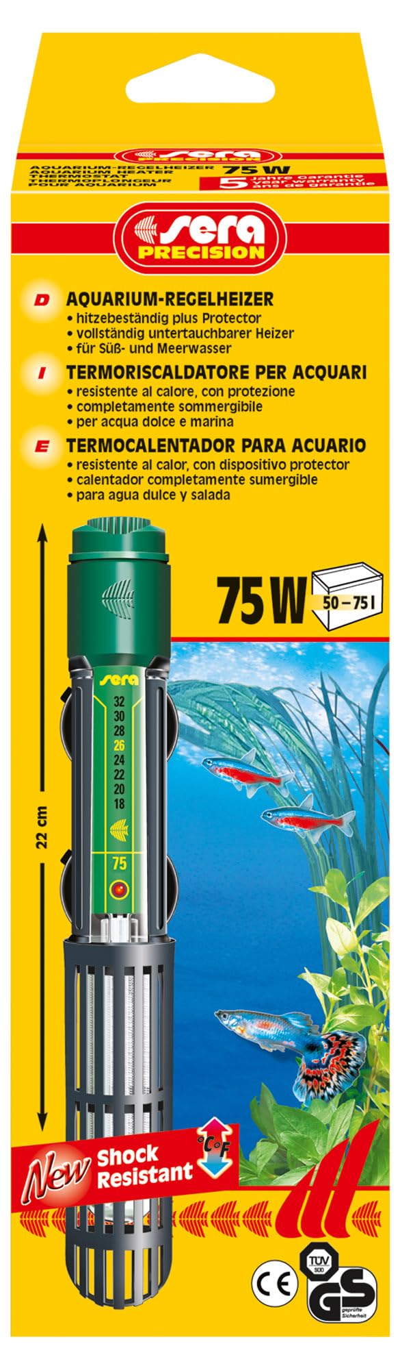 Sera Aquarium Heater - Regelverwarming 100W