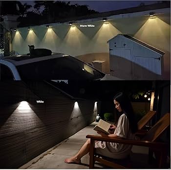 Amazon.co.jp: ASLIDECOR ソーラーフェンスライト 2モードウォーム